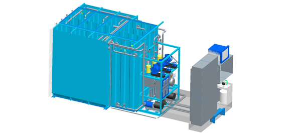 Planta de Tratamiento de Agua MBR, en Contenedor