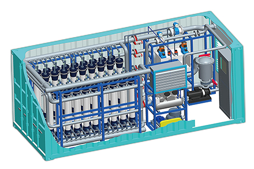 Sistema de Purificación de Agua CMF en Contenedores