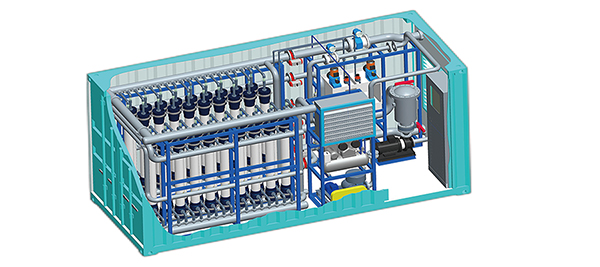 Sistema de Purificación de Agua CMF en Contenedores