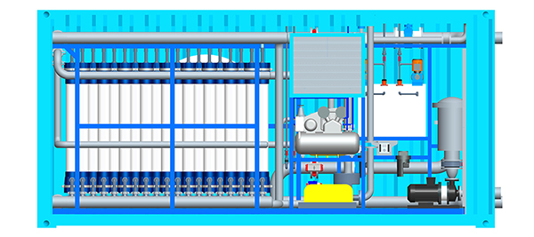 Sistema de Purificación de Agua CMF en Contenedores