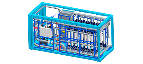 Sistema de Purificación de Agua CMF en Contenedores